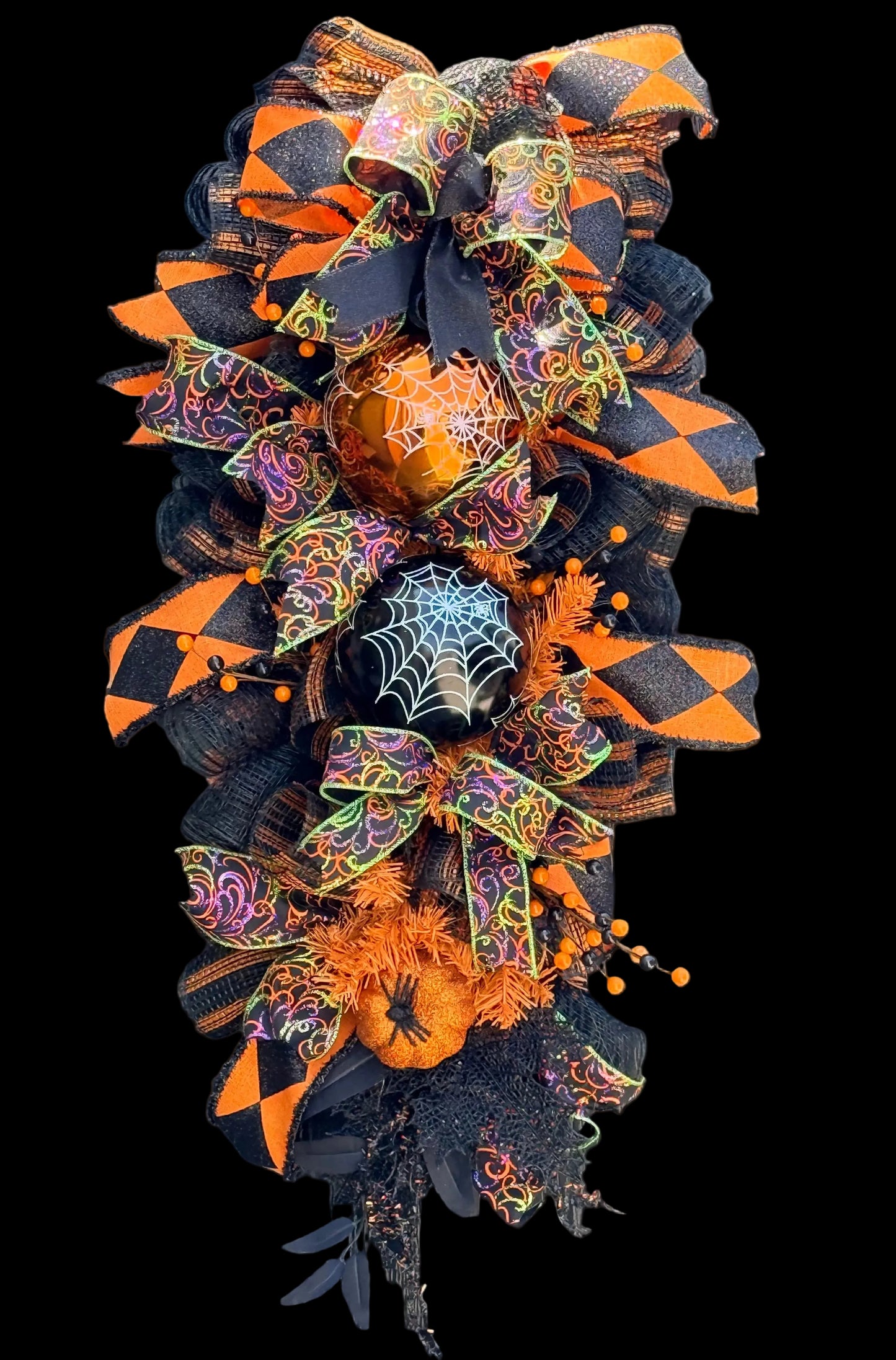 Halloween Swag Wreath