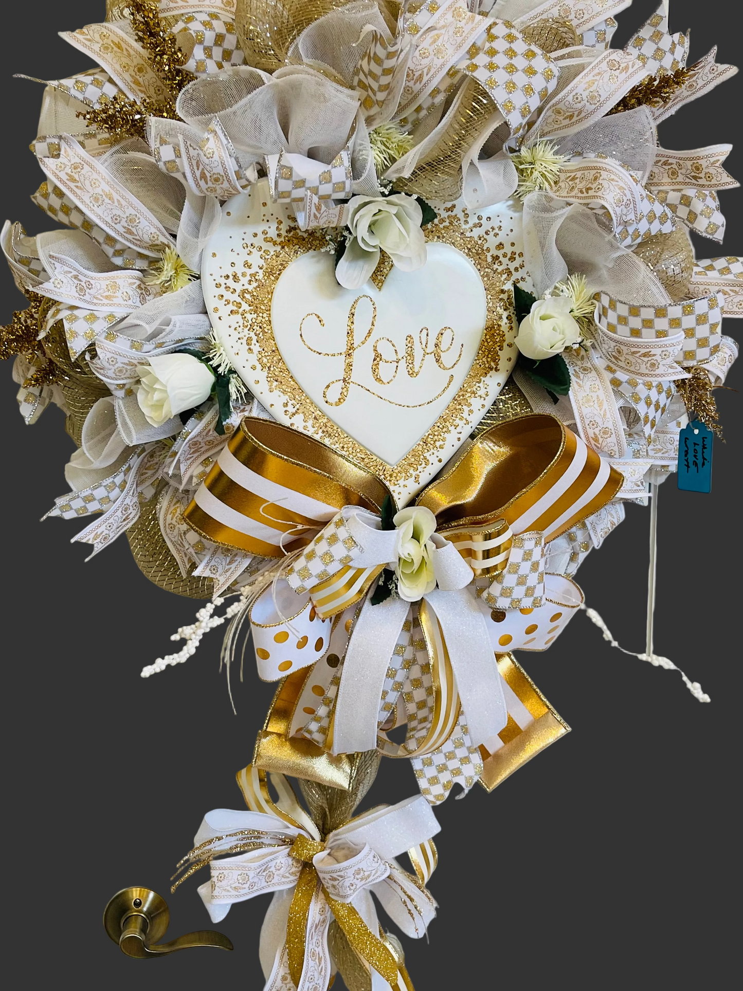 Golden Love Wreath