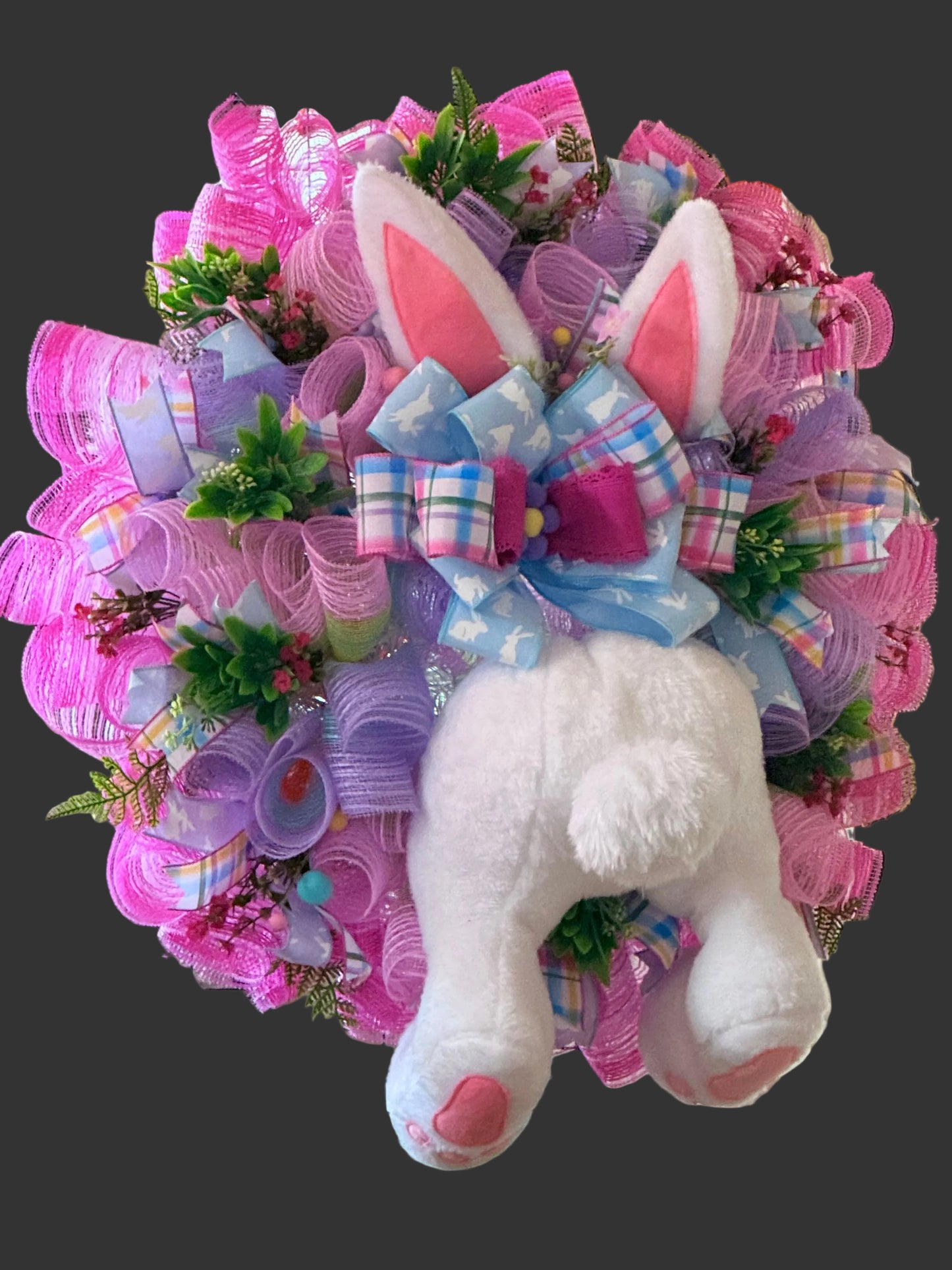Bunny Kisses Double Door Wreath