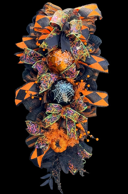 Halloween Swag Wreath