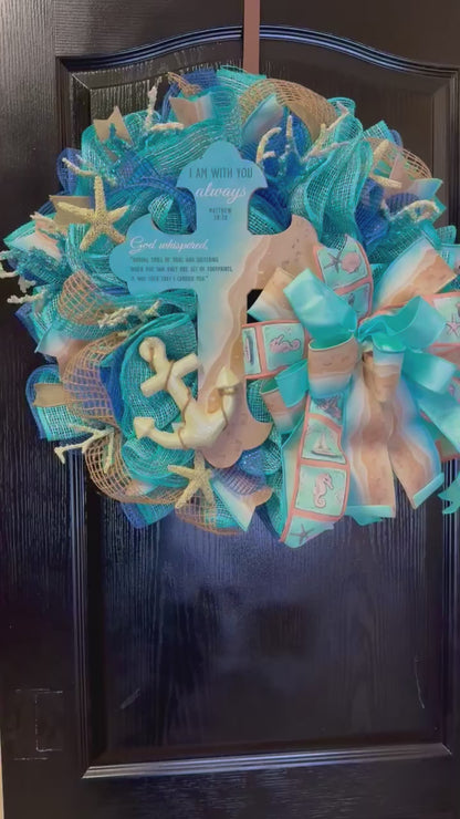 Footprints in the Sand Wreath